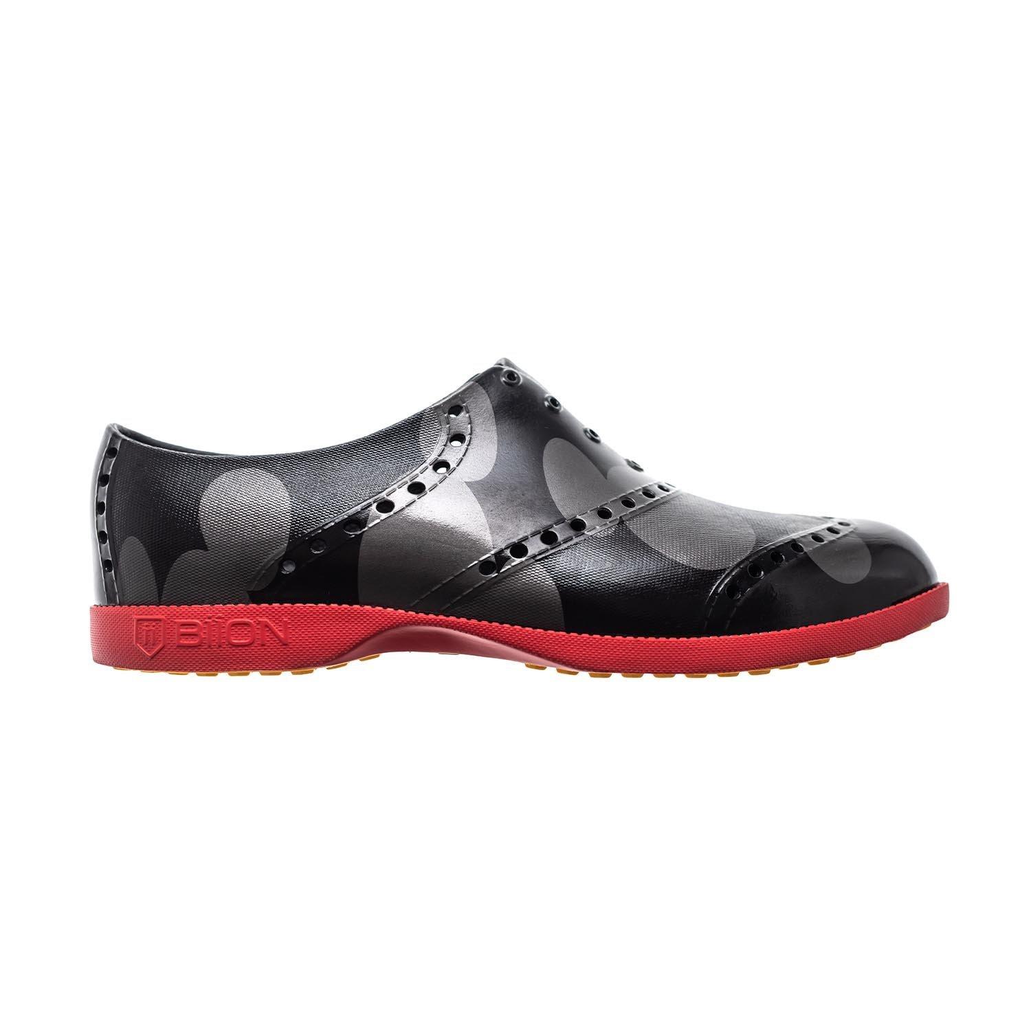 Oxford Disney Lux Spikeless Shoe - Black/Red | BIION | Golf